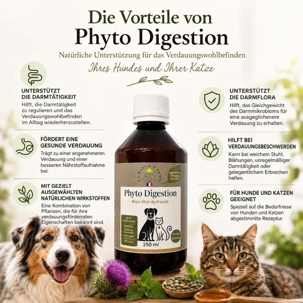 La Phyto d’Anaïs | Phyto Digestion – Für Hunde und Katzen mit empfindlicher Verdauung - 250 ml