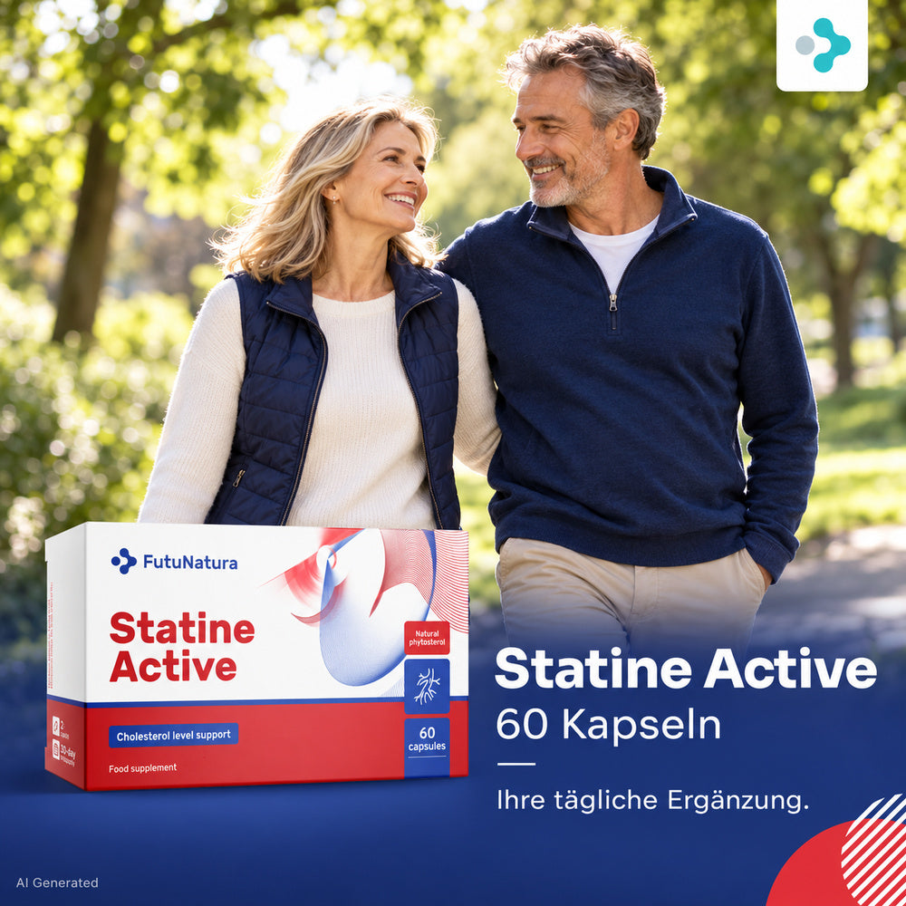 FutuNatura | Statine Active für Cholesterinspiegel im Blut - 60 Kapseln