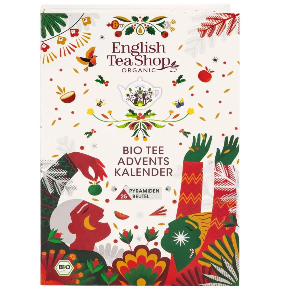 English Tea Shop | Teebuch Adventskalender mit 24 köstlichen Tees - Weiß