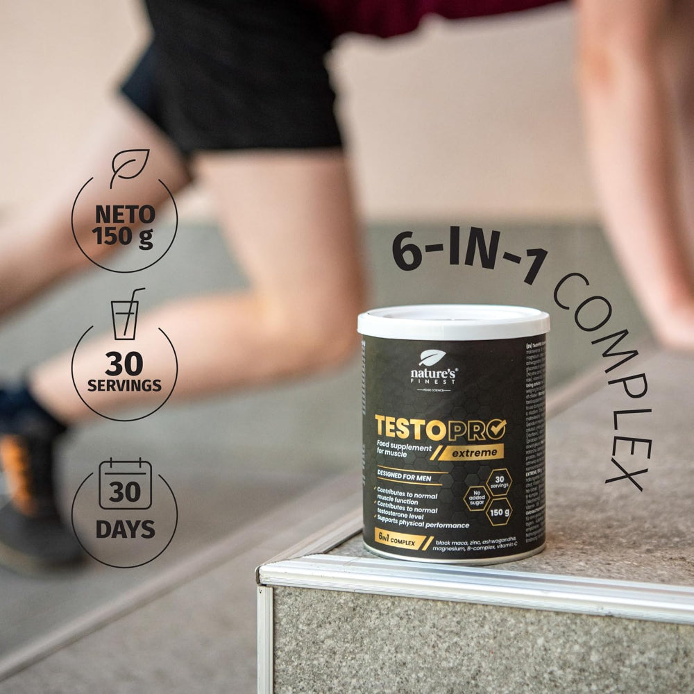 Nature's Finest TestoPRO Extreme 6-in-1 Muskel- und Testosteron-Support-Komplex – Bild 5