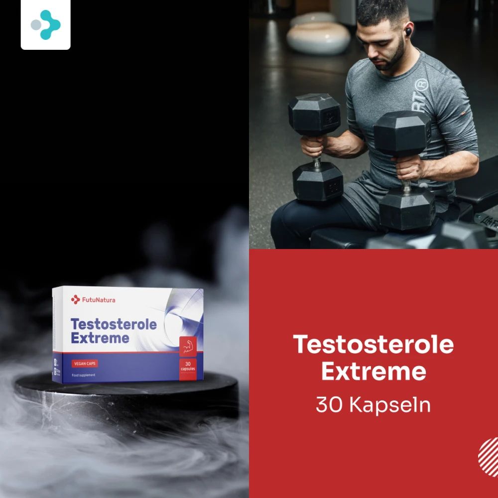 FutuNatura Testosterole Extreme für Ausdauer und Kraft · 30 Kapseln – Bild 2