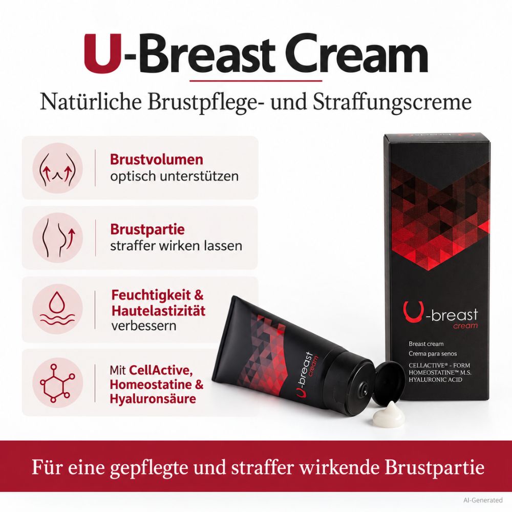 500Cosmetics | U-Breast Cream - Straffende Brustpflegecreme - 65 ml – Bild 2