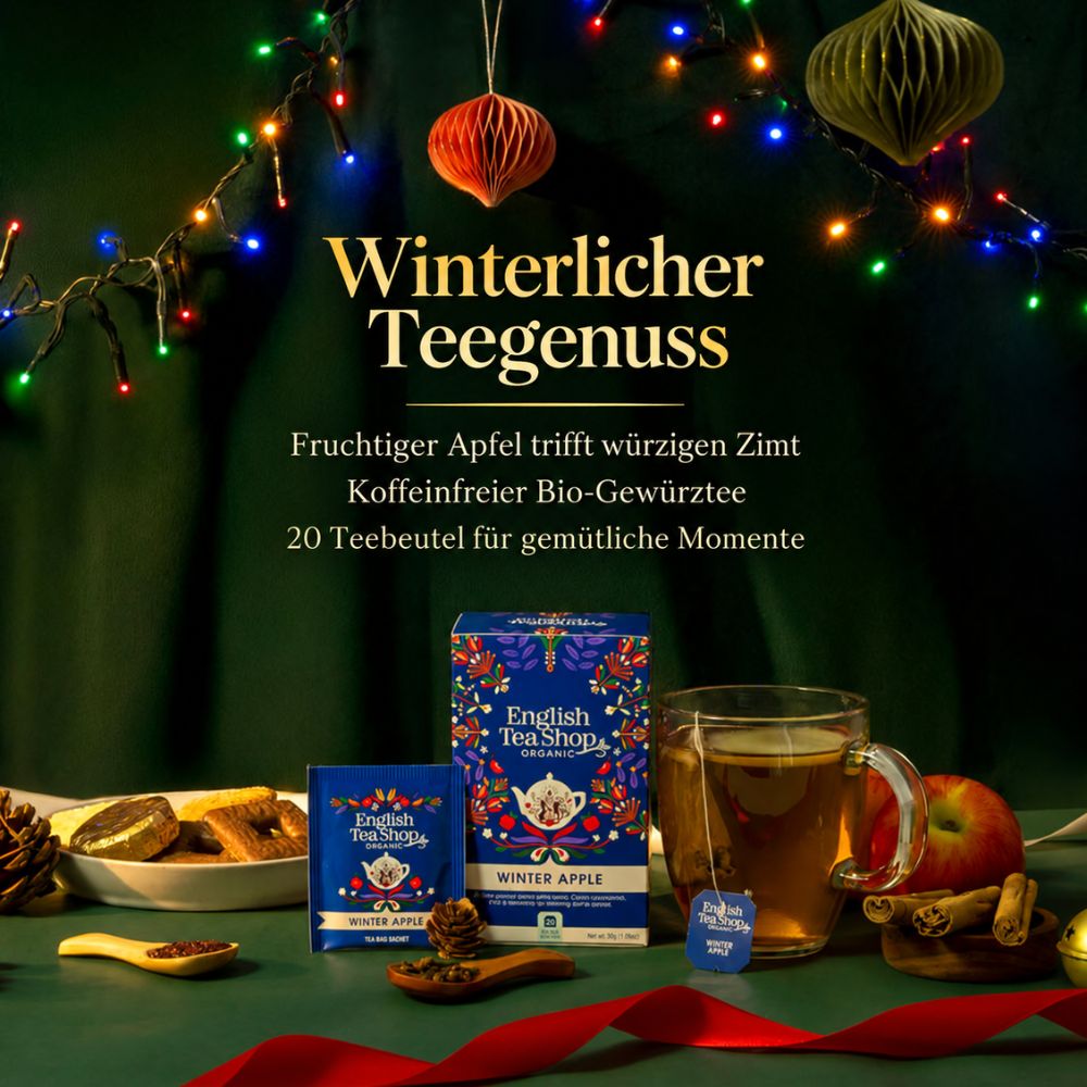 English Tea Shop | Wintertee „Winter Apfel“ – BIO - 20 Teebeutel