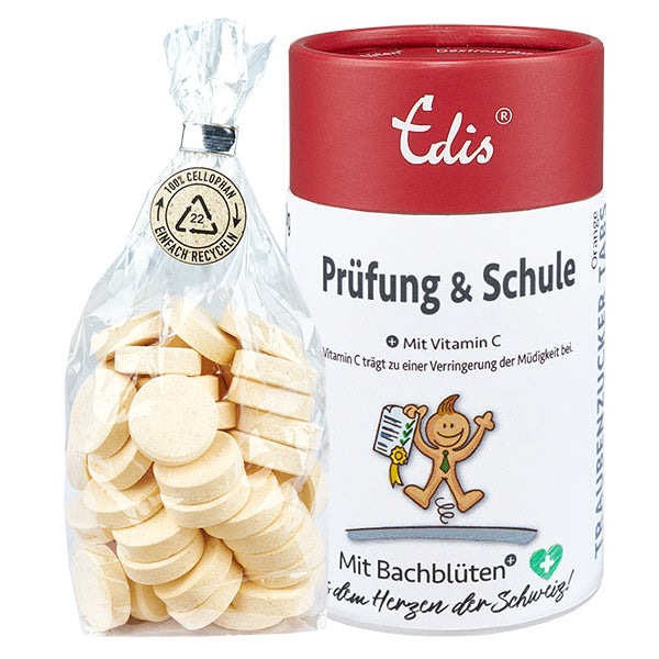 Edi Edis Prüfung & Schule Bio Bachblüten Traubenzuckertabletten – Bild 3